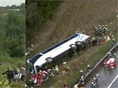 Nehoda autobusu v Srbsku.
