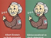 Einstein prý propadal, tak to ale vbec nebylo. Konec výmluv, studenti!