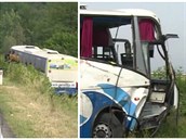 Dv eky zemely pi nehod slovenského autobusu, který v noci na úterý...