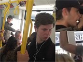 Útok na cizince v tramvaji.