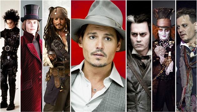 Johnny Depp je mu mnoha tváí. Která z jeho rolí vám pijde nejílenjí?