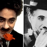 Mlo znm promna: Iron Man Robert Downey jr. jako Charlie Chaplin.