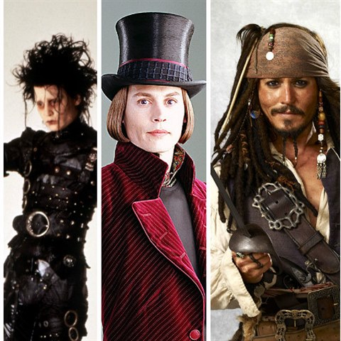 Johnny Depp je muž mnoha tváří. Která z jeho rolí vám přijde nejšílenější?