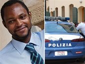 estaticetiletý uprchlík z Nigérie byl v Italském mst Fermo k smrti ubit...