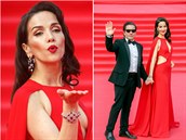 Latinskoamerická kráska nav�tívila v doprovodu man�ela Rusko. No není nádherná?