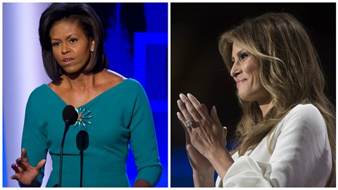 Michelle Obama a Melania Trumpová