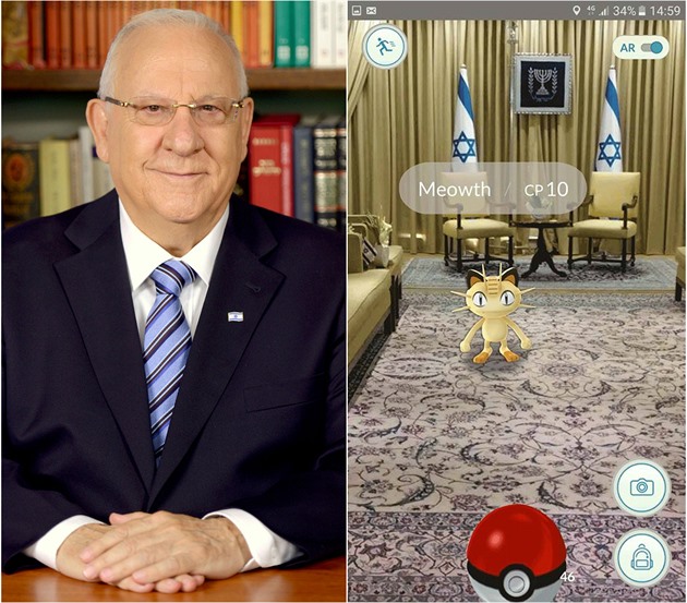 Vechny chytit má! Pokémoní mánii propadla i hlava Izraele.