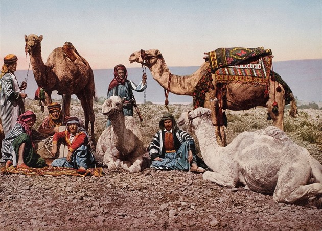 Kočovné karavany na velbloudech brázdili pouště Egypta, Tuniska a Libye, kde...