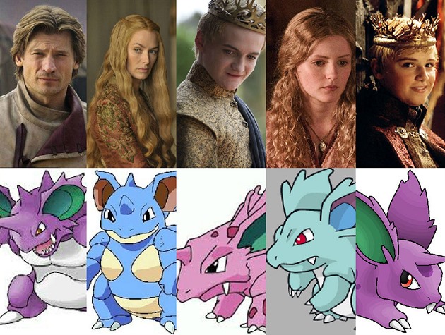 Lannisters jako Nidoran family