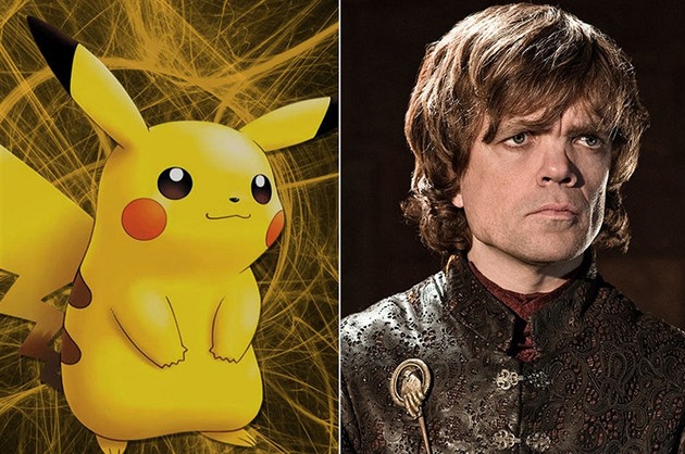 Tyrion Lannister jako Pikachu