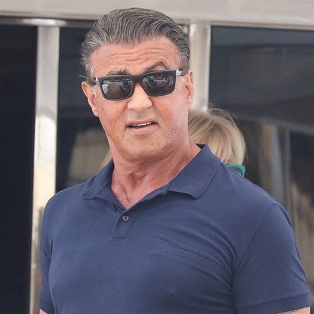 Stallone na dovolené v Saint-Tropez.