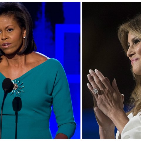 Michelle Obama a Melania Trumpov