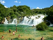 Vodopády v národním parku Krka.