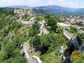 Pevnost Knin je nejvtí v Dalmácii.