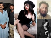 Modelku a blogerku Kandíl Balú zavradil její vlastní bratr Vasím (vlevo)....
