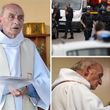Čtyřiaosmdesátiletý kněz Jacques Homel se stal obětí teroristického útoku ve...