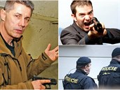 Policejní instruktor Pavel erný (vlevo) míní, e je poteba nosit zbra pi...