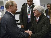 S prezidentem Vladimirem Putinem má Bernie Ecclestone dobré vztahy. Dostali...