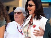 Manelka Bernieho Ecclestonea je o 46 let mladí.