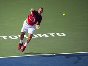 Tomá Berdych nyní hraje na turnaji v Torontu. Olympijskou úast odmítl kvli...