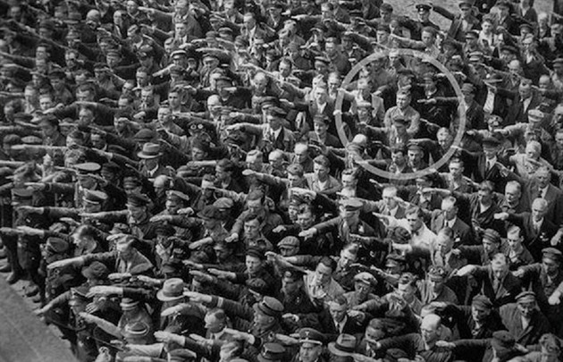 Prost Nmec August Landmesser se bhem 2. svtov vlky dopustil neho...