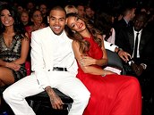 Chris Brown s Rihannou v roce 2013.