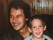 Pavol Habera s nevlastním synem Yannickem.