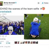 Americk ensk fotbalistky si chtly vyfotit selfie na hiti. A tak vznikl i...