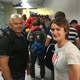 Přílet do Rio de Janiera - s trenérem Petrem Novákem.