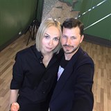 Jana Plodková a její taneční partner Michal Padevět.