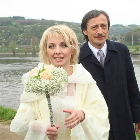 Veronika ilkov a Martin Stropnick. Maneli se stali  v roce 2008.