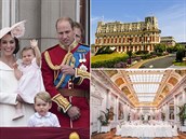 Princ William s rodinou vyrazil na dovolenou do luxusního hotelu Palais na...