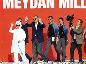 Na demonstraci nazvanou Shromádní demokrat a muedník dorazil Erdogan v...