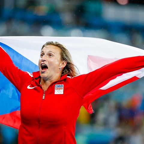 Barbora potkov slav bronzovou medaili na olympid v Riu. Otpaka...