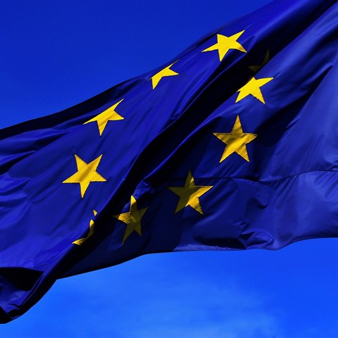 Vlajka Evropsk unie.