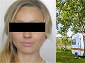 Krásnou Michaelu unesli a dr�eli v karavanu.