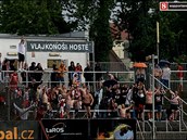 V Brn poniili fanouci Slavie sociální zázemí stadionu.