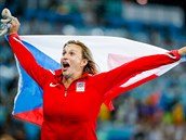 Barbora potáková slaví bronzovou medaili na olympiád v Riu. Otpaka...