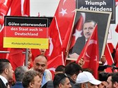 V Nmecku se konají masivní demonstrace na podporu tureckého prezidenta...