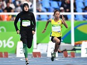 Abuljadayelá se stala první enou ze Saudské Arábie, která závodila v bhu na...