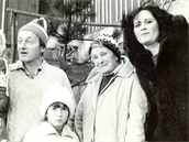 Rodinné foto 80. let z archivu Hany Gregorové a Radka Brzobohatého.