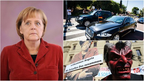 Angela Merkelová v Praze unikla atentátu, píí zahraniní média.
