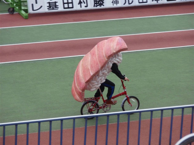 Sushi na kole, normlka.