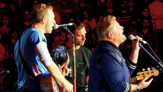 James Corden a Coldplay
