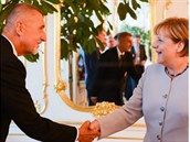Andrej Babi o setkání s Angelou Merkel na Praském hrad.