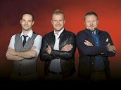 Moderátoi MasterChef esko Miroslav Kalina, Marek Raditsch a Marek Fichtner.