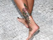 Vendula ukázala svá tetování v celé kráse.