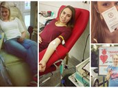 eské dívky, které se nebojí darovat krev.