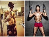 Justin Bieber a Cristiano Ronaldo