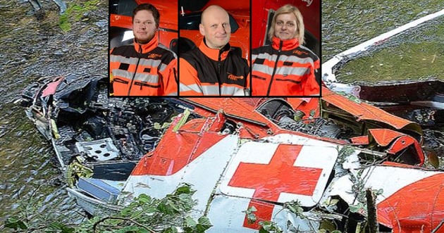 Na stedním Slovensku poblí Banské Bystrice havaroval záchranáský vrtulník....